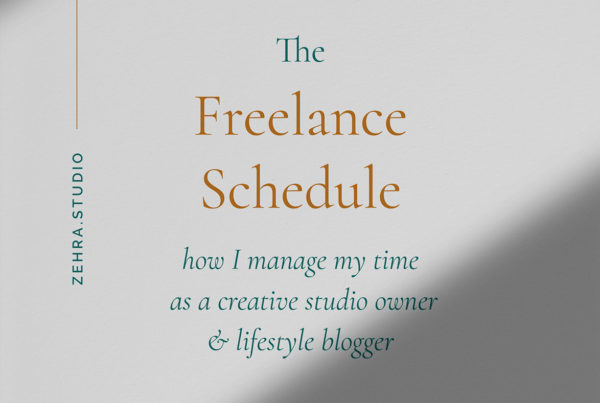 freelance schedule